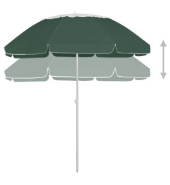 Parasol de plage Vert 300 cm