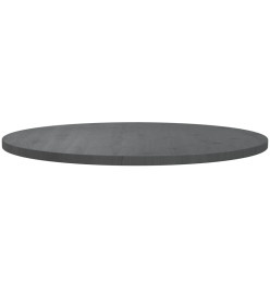 Dessus de table Gris Ø80x2,5 cm Bois de pin massif