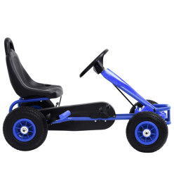 Kart à pédales avec pneus Bleu