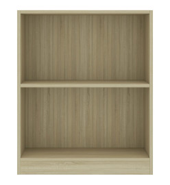 Bibliothèque Chêne sonoma 60x24x74,5 cm Bois d'ingénierie