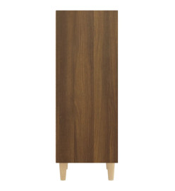 Buffet Chêne marron 34,5x32,5x90 cm Bois d'ingénierie