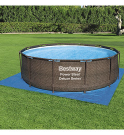 Bestway Tapis de sol pour piscine Flowclear 396x396 cm