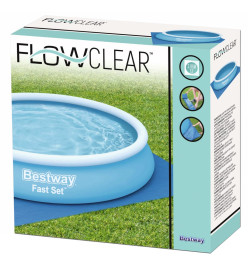 Bestway Tapis de sol pour piscine Flowclear 396x396 cm