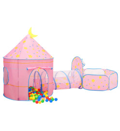 Tente de jeu pour enfants Rose 301x120x128 cm