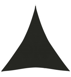 Voile d'ombrage 160 g/m² Noir 4x5x5 m PEHD