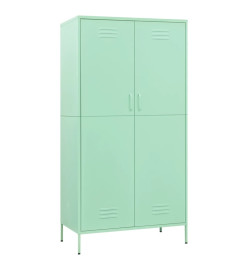 Garde-robe Vert menthe 90x50x180 cm Acier