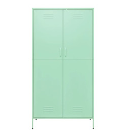 Garde-robe Vert menthe 90x50x180 cm Acier