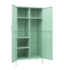 Garde-robe Vert menthe 90x50x180 cm Acier