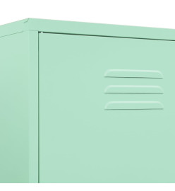 Garde-robe Vert menthe 90x50x180 cm Acier