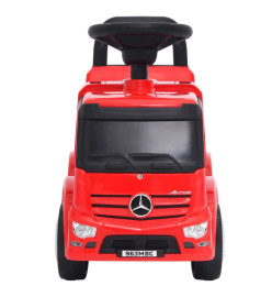 Camion à pédales Mercedes-Benz Rouge