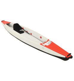 Kayak gonflable rouge 375x72x31 cm polyester