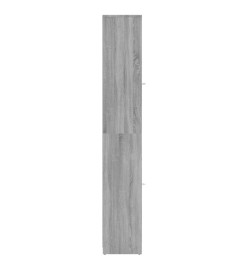 Armoire de bain Sonoma gris 30x30x183,5 cm Bois d'ingénierie