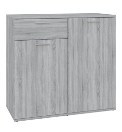 Buffet Sonoma gris 80x36x75 cm Bois d'ingénierie