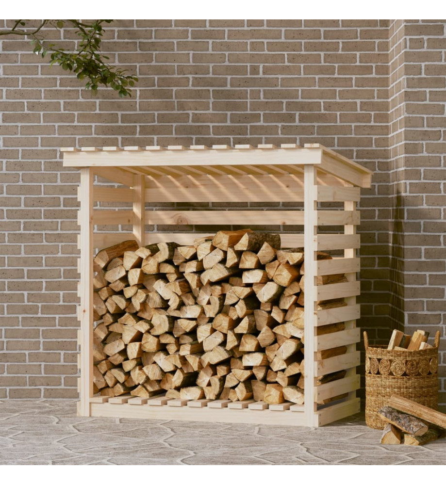 Support pour bois de chauffage 108x73x108 cm Bois de pin