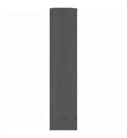 Cache-radiateur Gris 169x19x84 cm Bois massif de pin