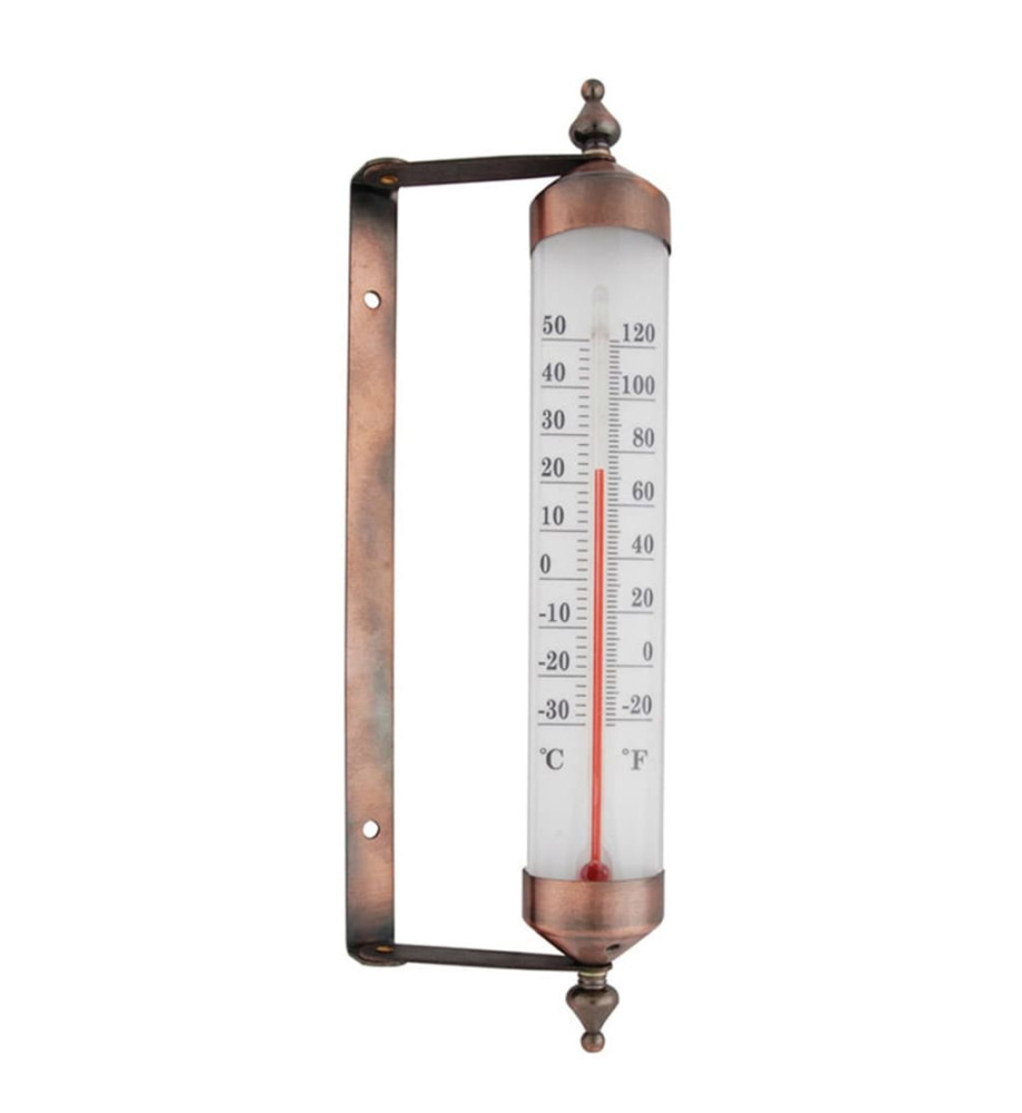 Esschert Design Thermomètre de fenêtre Zinc 25 cm TH70