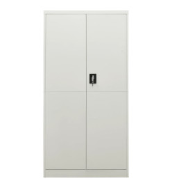 Armoire à casiers Gris clair 90x40x180 cm Acier