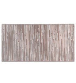 Tapis d'extérieur Marron 80x150 cm PP