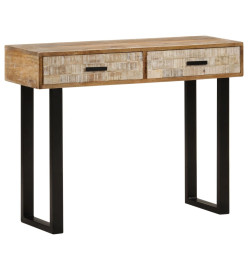 Table console 100x30x75 cm Bois de manguier massif