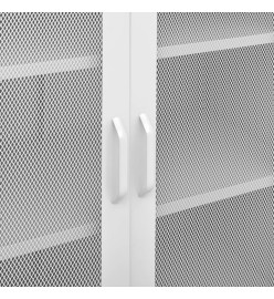 Armoire de rangement Blanc 80x35x101,5 cm Acier