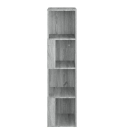 Armoire d'angle Sonoma gris 33x33x132 cm Bois d'ingénierie