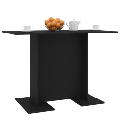 Table de salle à manger Noir 110 x 60 x 75 cm Aggloméré