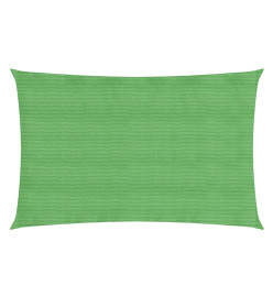 Voile d'ombrage 160 g/m² Vert clair 2x4,5 m PEHD