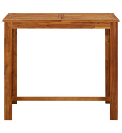 Table de bar Bois d'acacia massif 120 x 60 x 105 cm