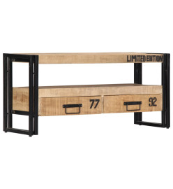 Meuble TV 100x30x45 cm Bois de manguier massif