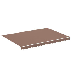 Tissu de remplacement pour auvent Marron 3,5x2,5 m