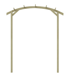 Pergola de jardin 180x210x40 cm Bois de pin imprégné