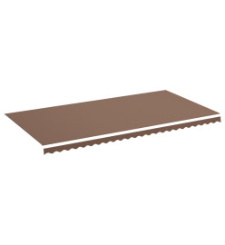 Tissu de remplacement pour auvent Marron 6x3 m