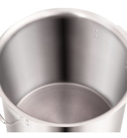 Ensemble de 2 casseroles à bouillon 50/25 L Inox