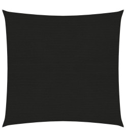 Voile d'ombrage 160 g/m² Noir 3x3 m PEHD