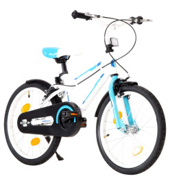 Vélo pour enfants 18 pouces Bleu et blanc