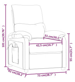 Fauteuil de massage Jaune Tissu