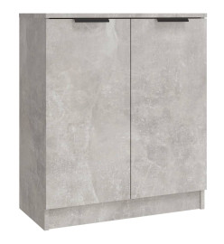 Buffets 3 pcs gris béton bois d'ingénierie