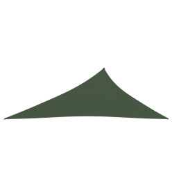 Voile d'ombrage 160 g/m² Vert foncé 4x5x6,8 m PEHD