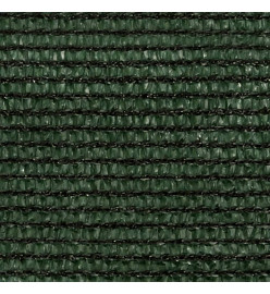 Voile d'ombrage 160 g/m² Vert foncé 4x5x6,8 m PEHD