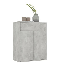 Buffet Gris béton 60 x 30 x 75 cm Aggloméré