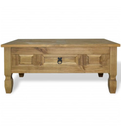 Table basse Pin mexicain Gamme Corona 100 x 60 x 45 cm