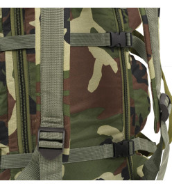 Sac de sport en style militaire 3-en-1 90 L Camouflage