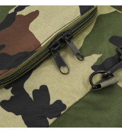 Sac de sport en style militaire 3-en-1 90 L Camouflage