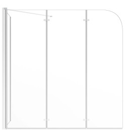 Enclos de bain 120x69x130 cm Verre trempé Transparent