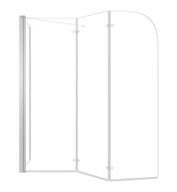 Enclos de bain 120x69x130 cm Verre trempé Transparent