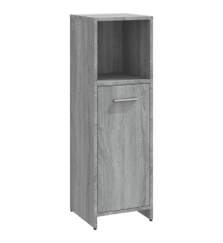 Armoire de bain Sonoma gris 30x30x95 cm Bois d'ingénierie