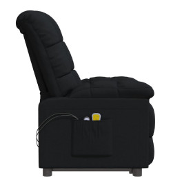 Fauteuil de massage Noir Tissu