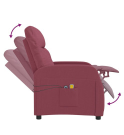 Fauteuil électrique de massage Bordeaux Tissu