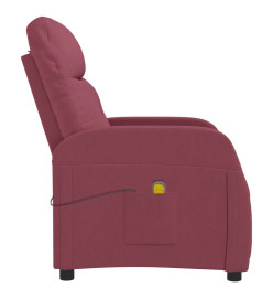 Fauteuil de massage Rouge bordeaux Tissu