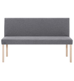 Banc 139,5 cm Gris clair Polyester